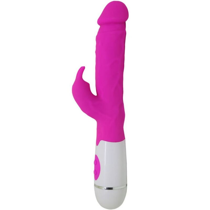 Vibrador rabbit con 16 modos de vibración de silicona rosa ARMONY