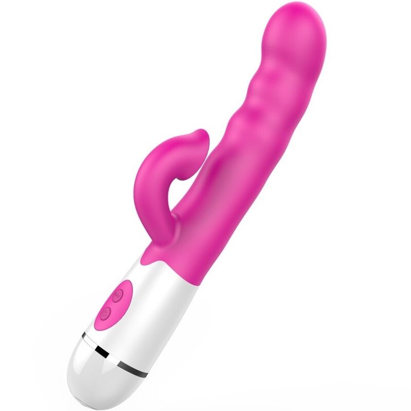 Vibrador multifunción con estimulación con lengua y 16 modos, rosa ARMONY