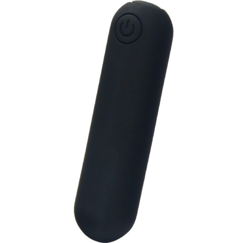 Mini vibrador tipo bala de silicona con 10 programas, resistente al agua, negro ARMONY
