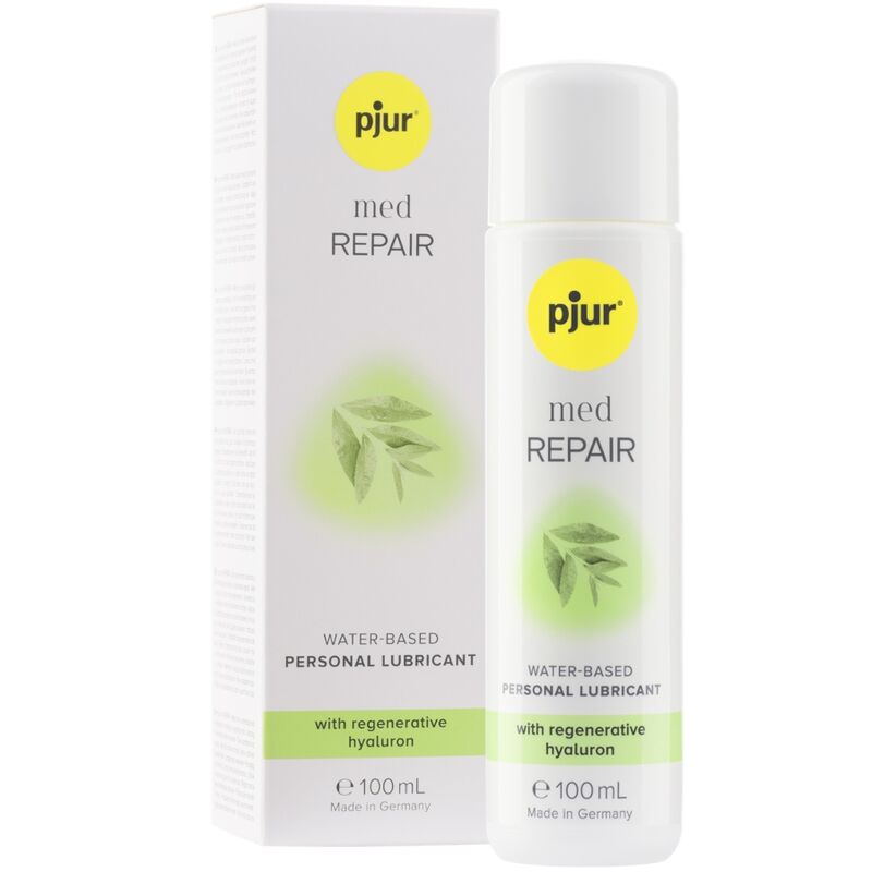 Lubricante de agua PJUR Med Repair con ácido hialurónico, 100 ml