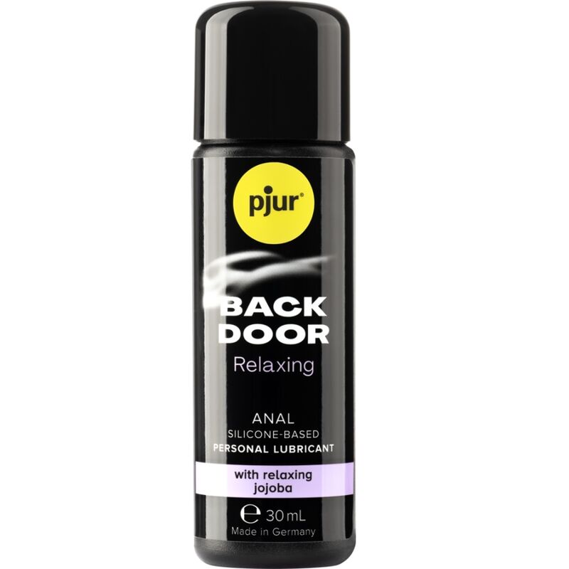 Lubricante de silicona pjur Back Door con jojoba, 30 ml
