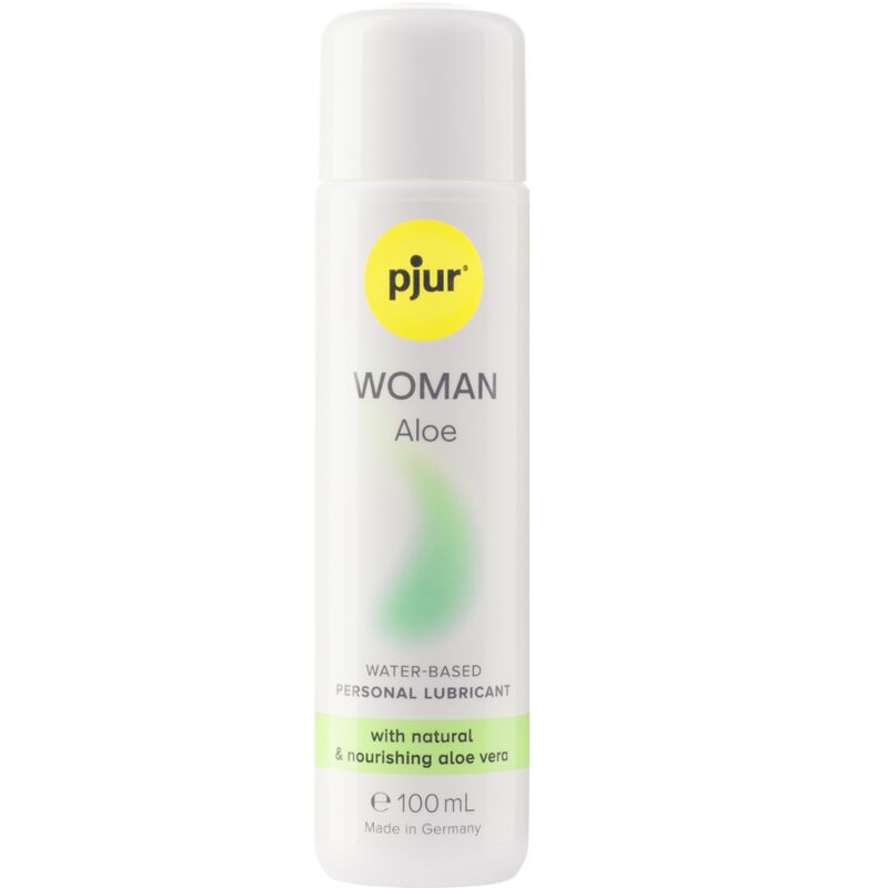 pjur WOMAN Aloe lubricante de base acuosa con aloe vera, 100 ml