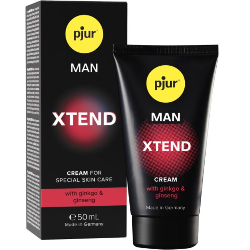 Crema de masaje PJUR MAN XTEND con ginkgo y ginseng, 50 ml