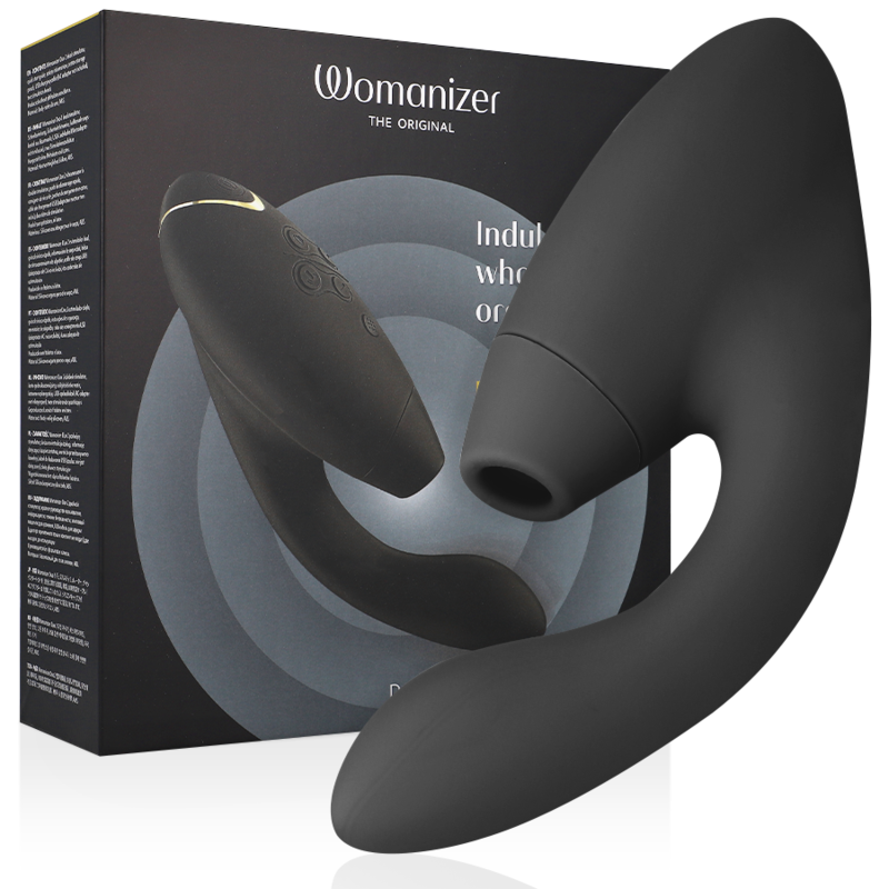 Vibrador de ondas de presión Womanizer DUO 2, negro