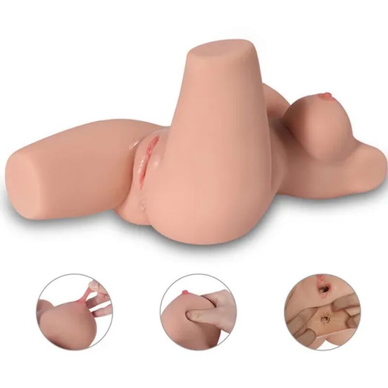Torso realista de TPE con sensación de piel intensa ARMONY