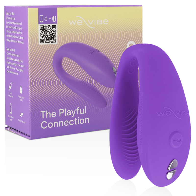 Vibrador para parejas con forma de C, 9 modos de vibración y carga USB para viajar WE VIBE