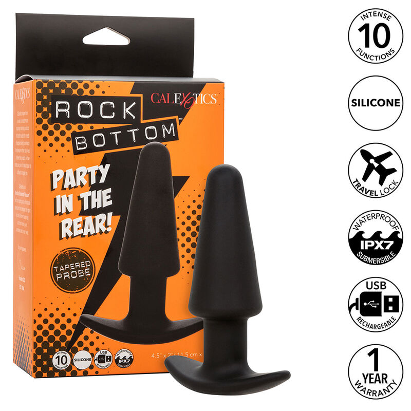Plug anal CalExotics Rock Bottom Tapered
