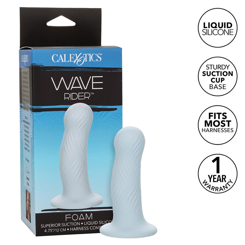 Plug anal CalExotics Wave Rider Foam, azul