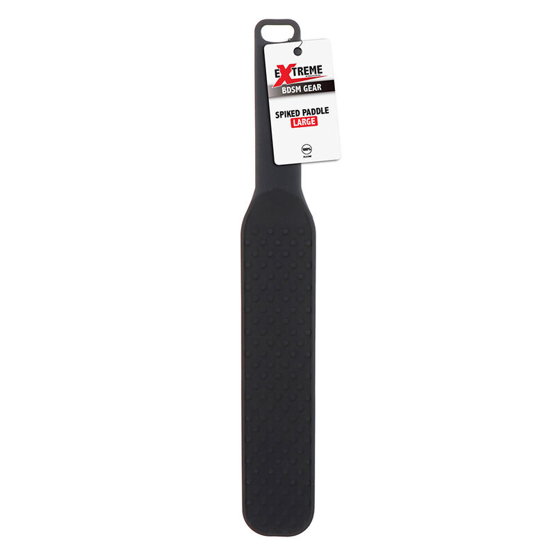 HIDDEN DESIRE Extreme Spiked Paddle Large, negro