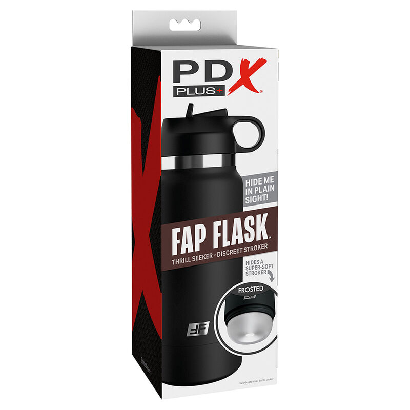 Masturbador PDX PLUS+ Fap Flask Bottle transparente