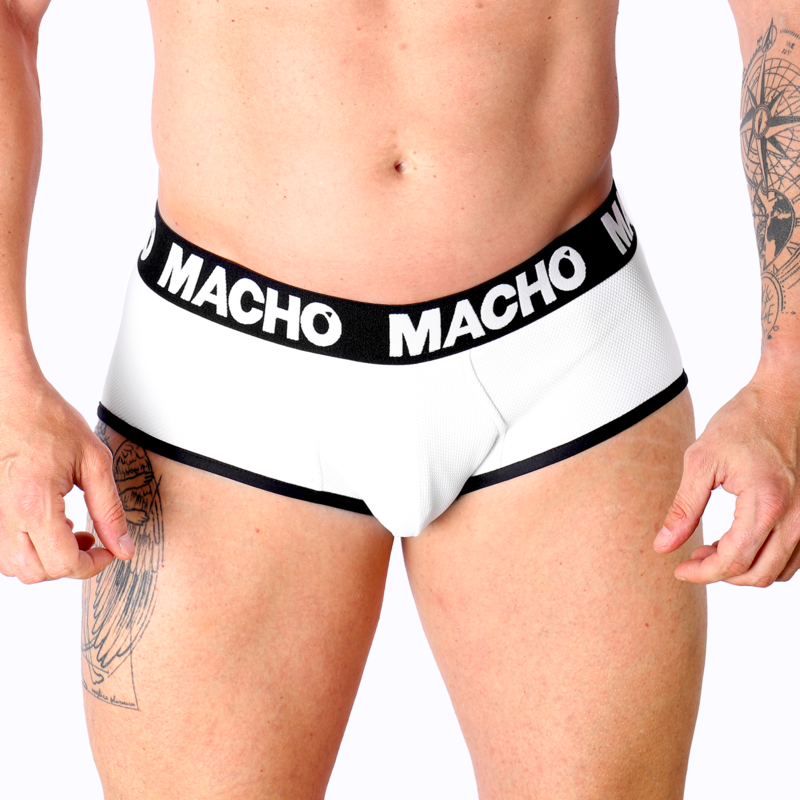 Slip transpirable para hombre con copa que realza, de Lycra | MACHO UNDERWEAR