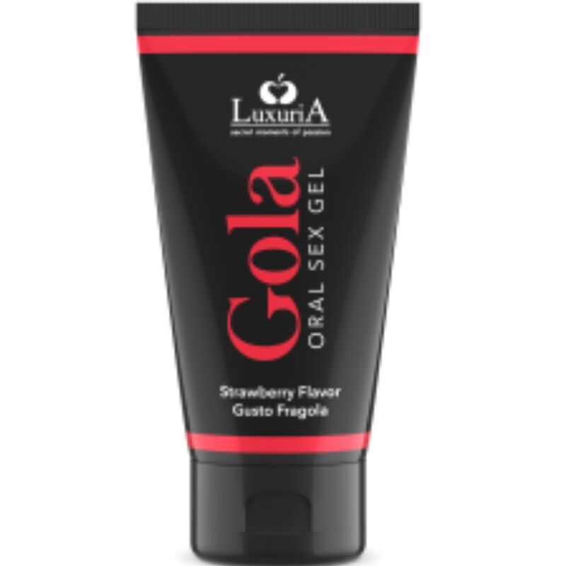 Gel oral Intimateline Luxuria con sabor a fresa