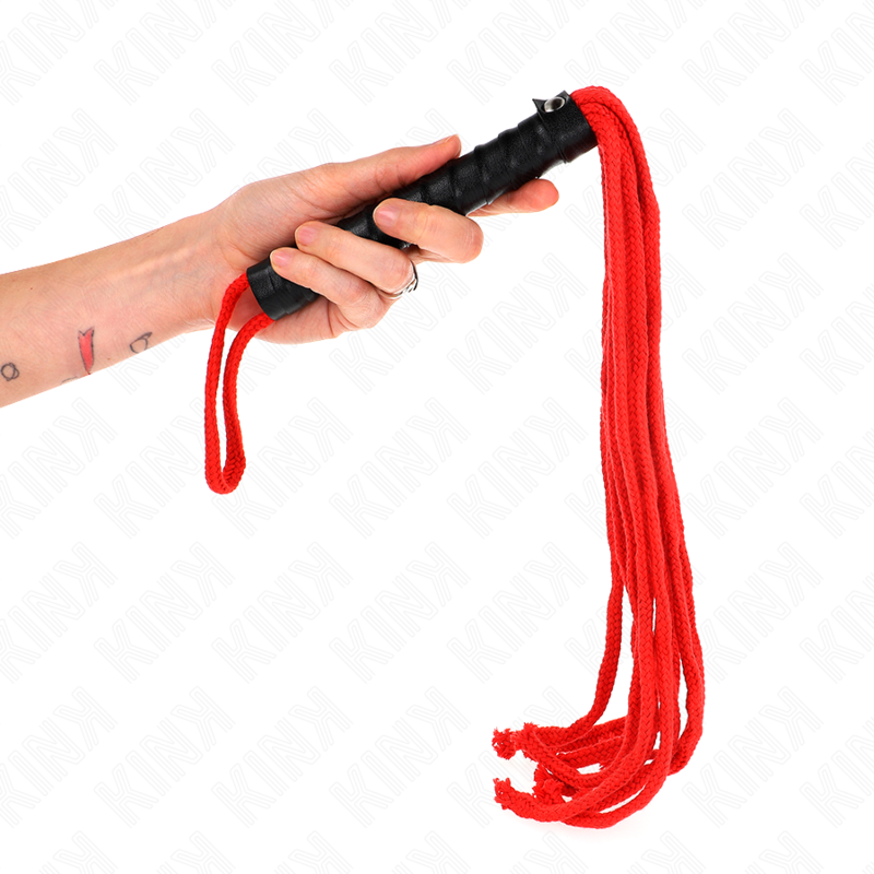 Látigo KINK Rojo, 56 cm, rojo