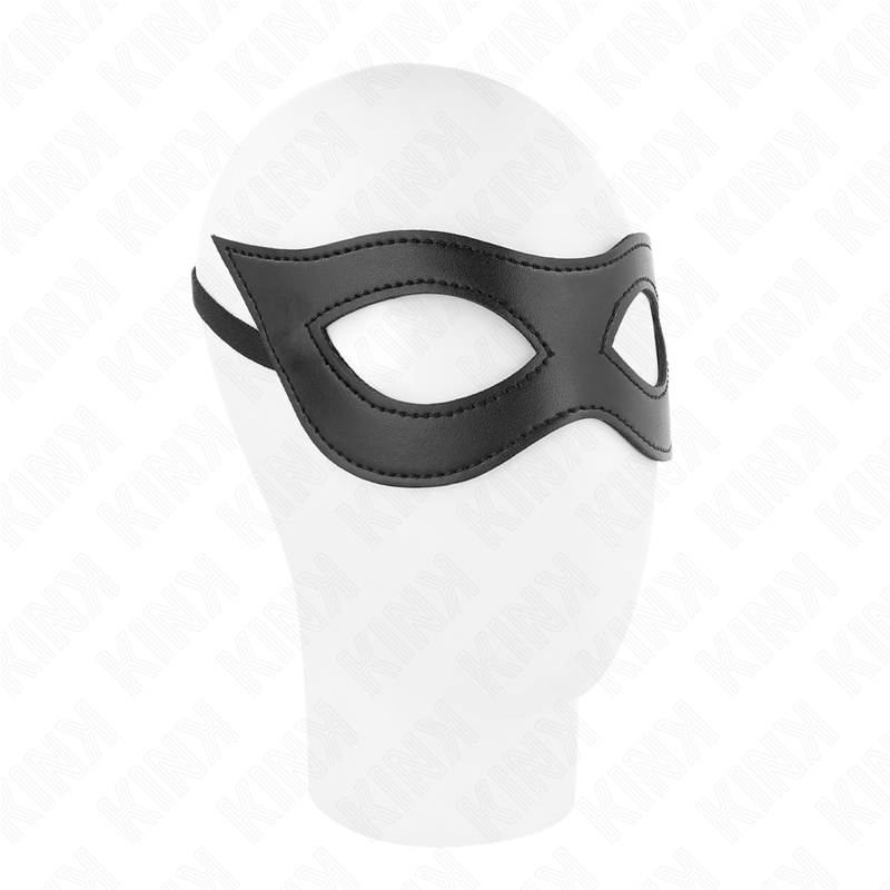Antifaz KINK MASKED ALLURE Model 2 de polipiel, 23 × 7,5 cm