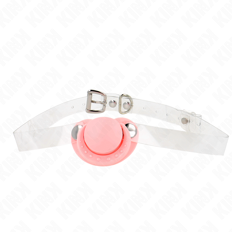 Mordaza KINK rosa con forma de chupete