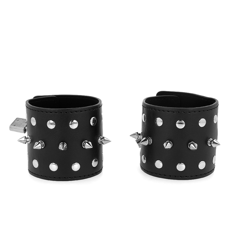Esposas KINK Punk con pinchos, 25 x 6 cm
