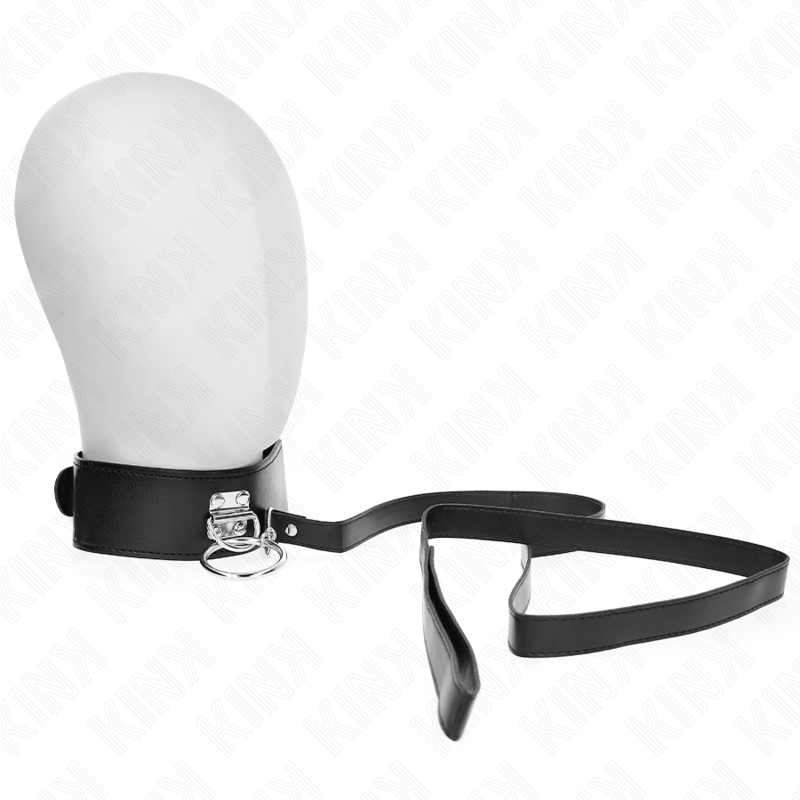 Collar BDSM KINK con tachuelas y correa