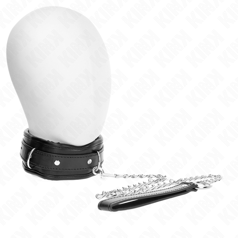 Collar BDSM KINK con correa de 65 cm, modelo 1