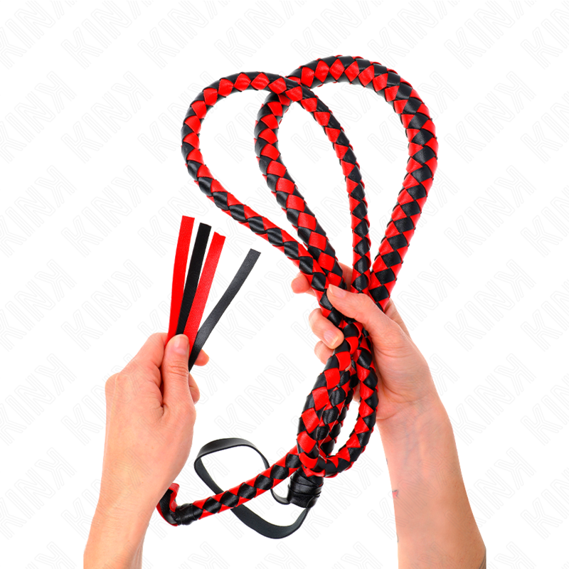 Látigo KINK Red Long Snake Whip, 210 cm