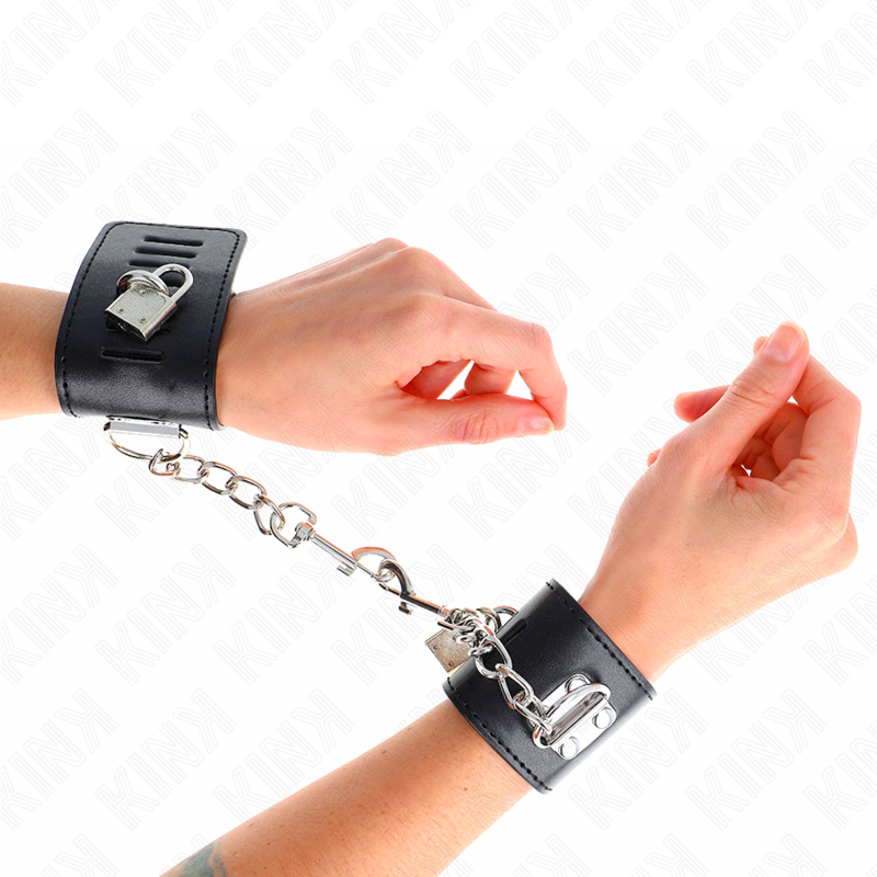 Esposas ajustables negras KINK con candado
