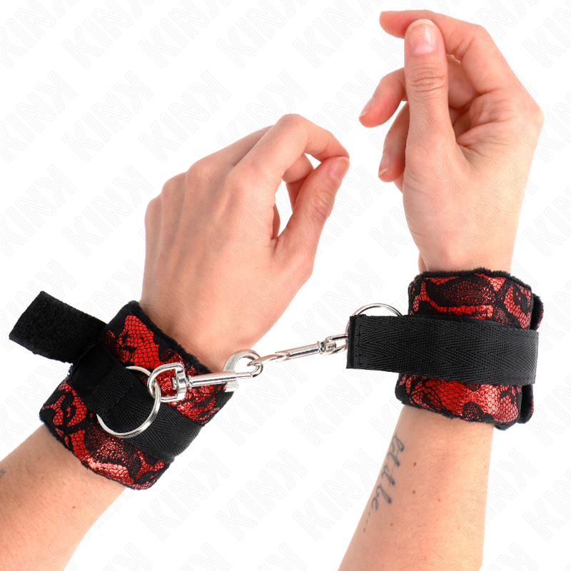 Esposas KINK Scandal en rojo y negro
