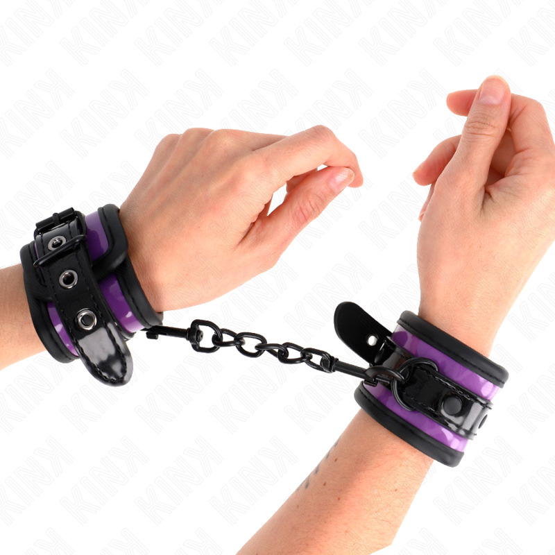 Muñequeras ajustables de neopreno KINK, lila claro
