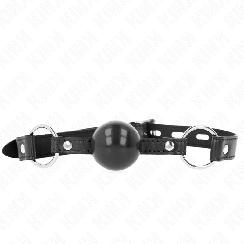 Mordaza KINK con bola de TPE, negra