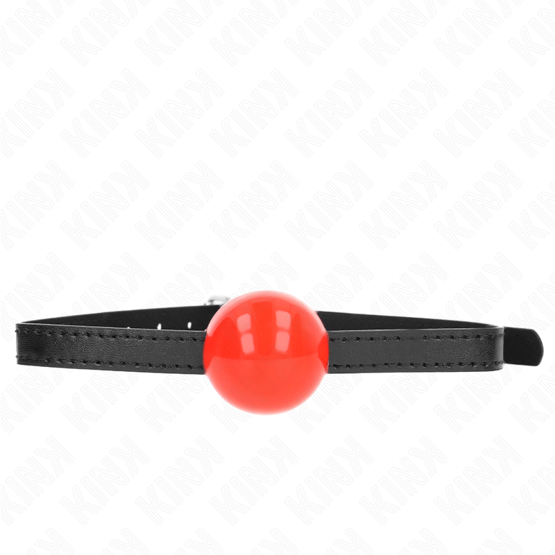 Mordaza roja KINK con bola maciza, 4 cm