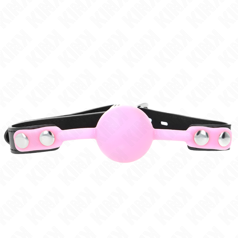 Mordaza de bola KINK de silicona luminosa, 4 cm