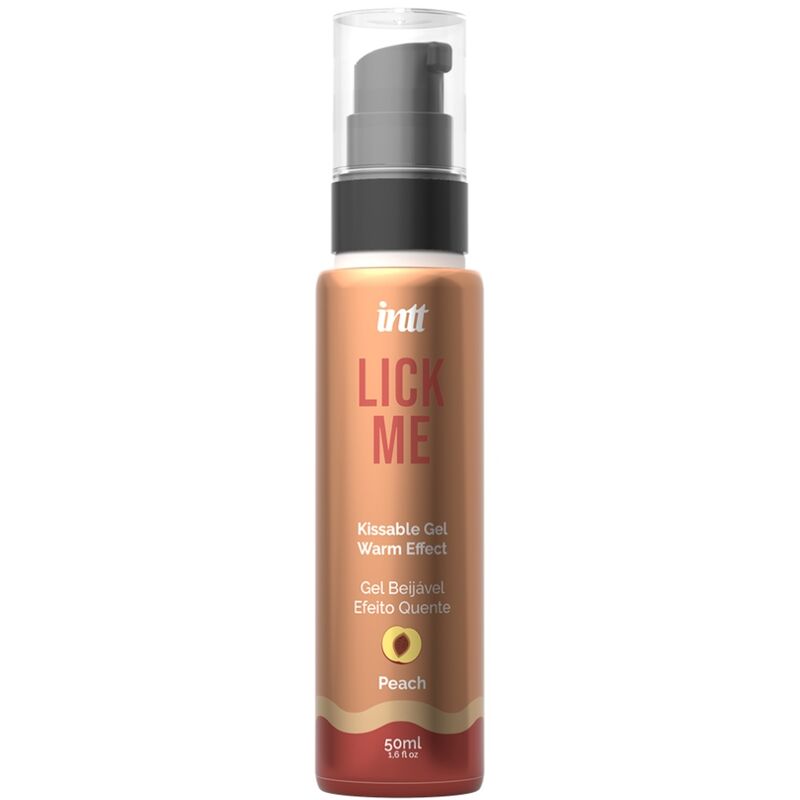 Lubricante comestible de melocotón con efecto calor para sexo oral y preliminares INTT