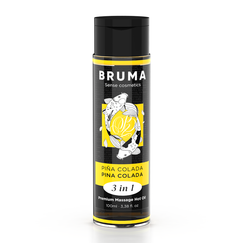 Aceite de masaje BRUMA con efecto calor, Piña colada, 100 ml