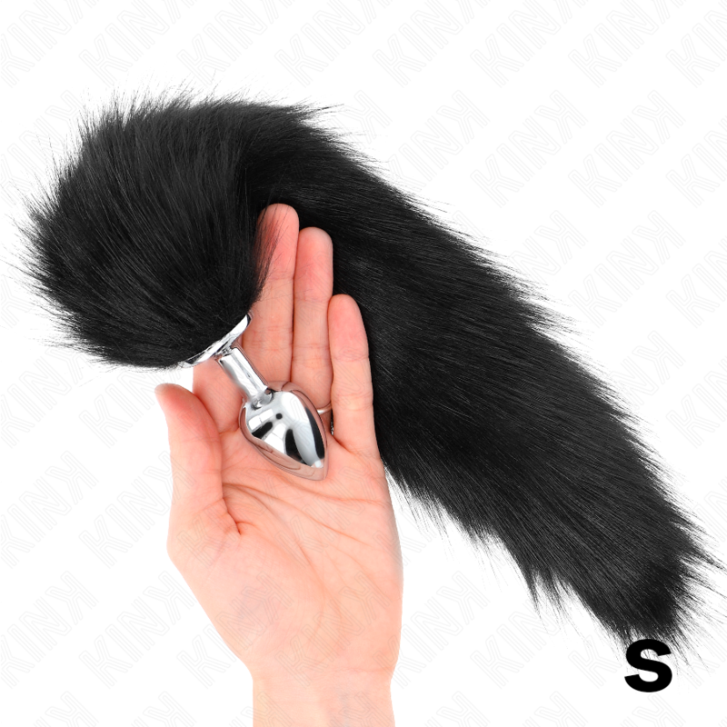 Plug anal KINK con cola negra, talla S