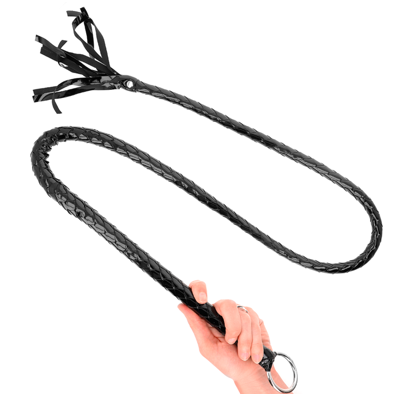 Látigo KINK de PVC brillante, 138 cm