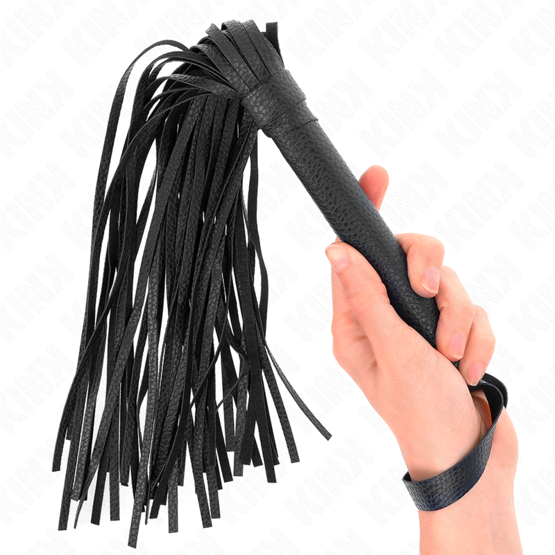 Látigo KINK azul oscuro y negro, 43,5 cm