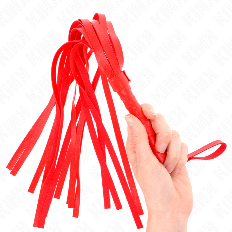 Látigo KINK Simple Red Whip, 45 cm