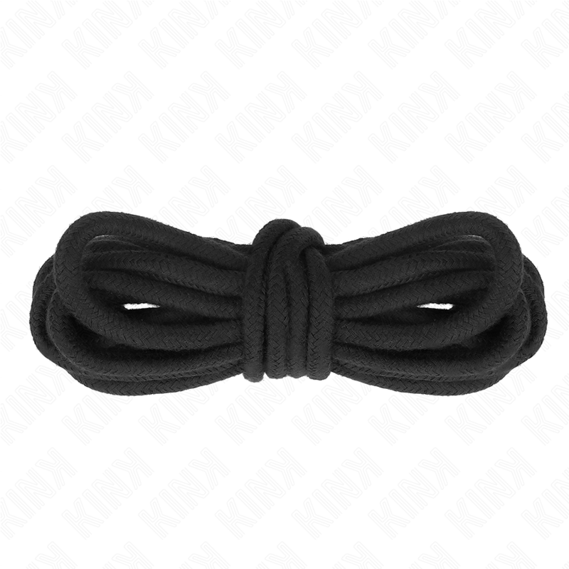 Cuerda de algodón para bondage KINK, 10 m, negra