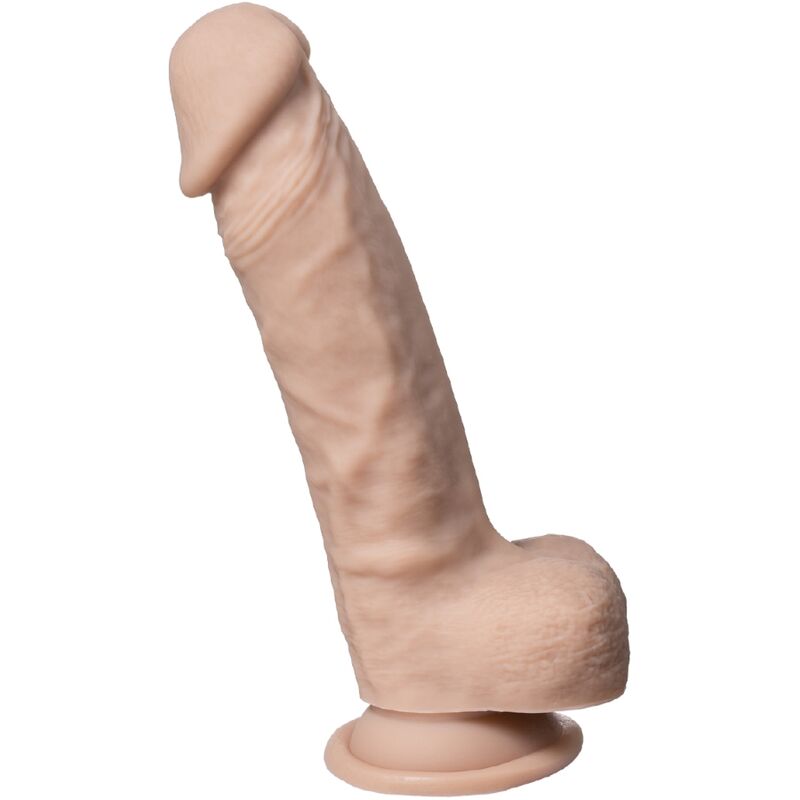 Dildo realista de silicona con ventosa para sensaciones intensas SILEXD