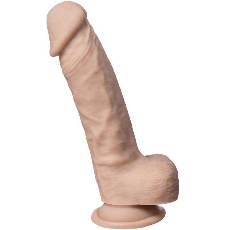 Dildo realista de silicona premium suave con ventosa, 21 cm SILEXD