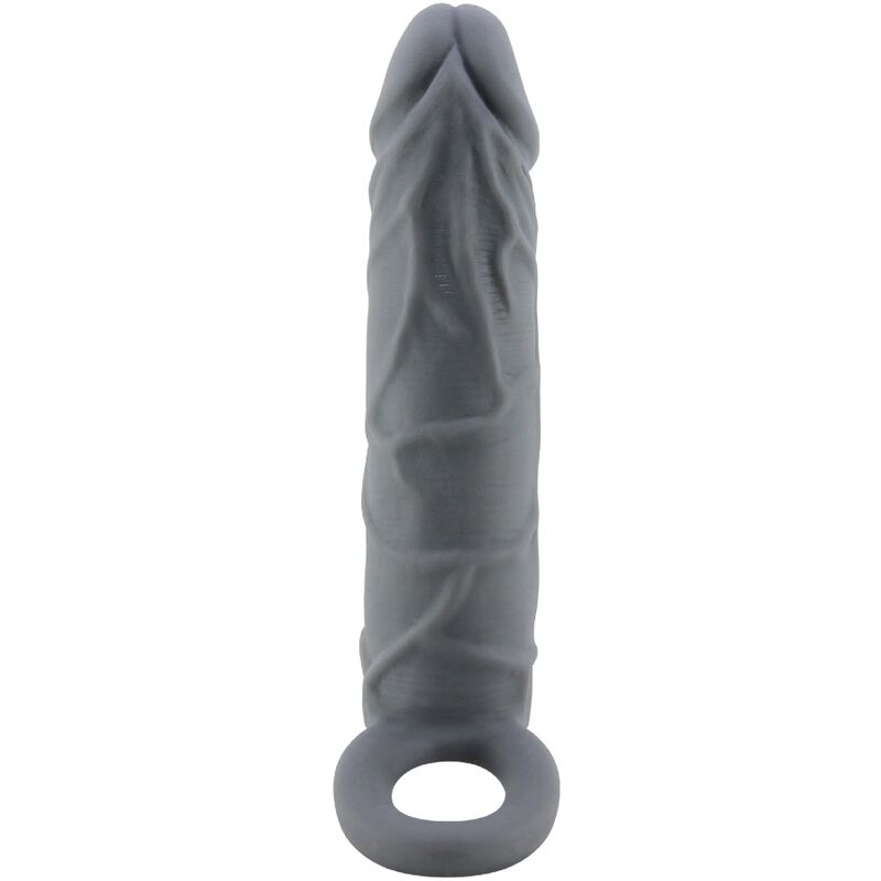 Funda para pene Pretty Love Realistic Skin, gris oscuro