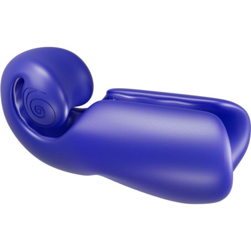 Masturbador para hombres Snail Vibe Evo, azul oscuro