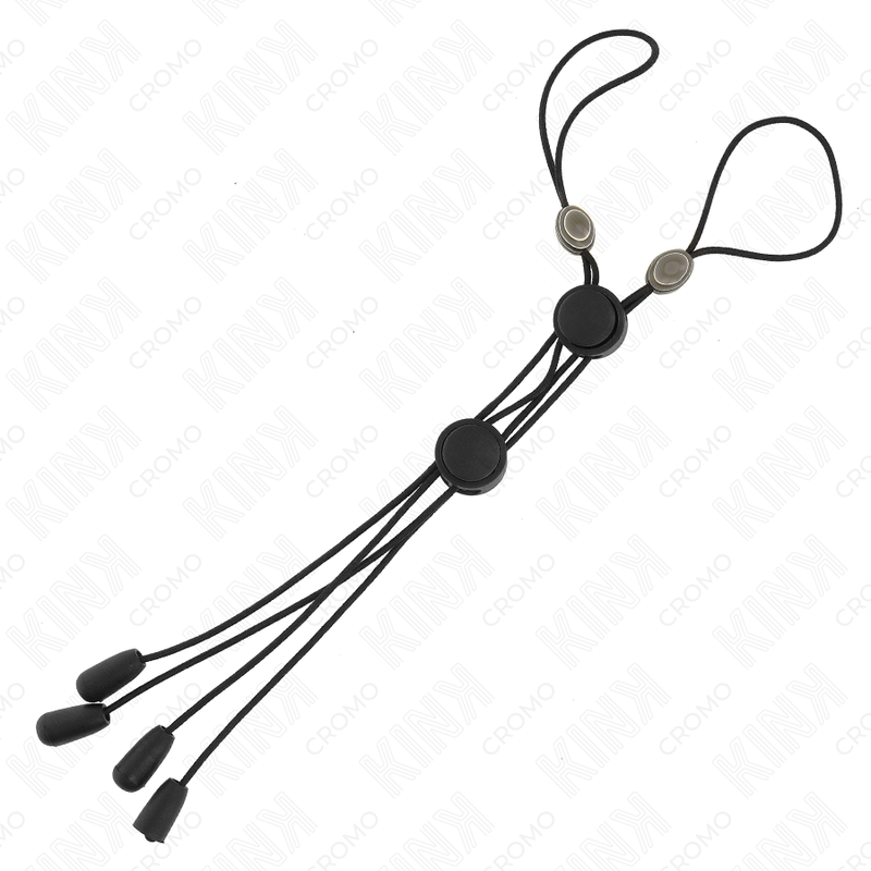 Pinzas para pezones KINK NIPPLE GRIP con elástico negro