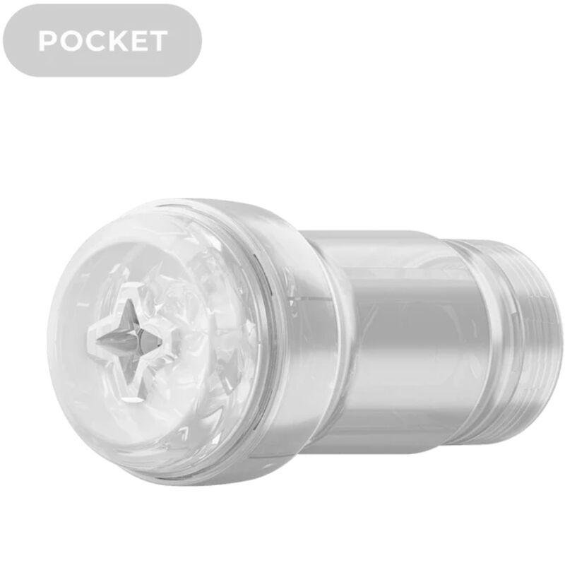 Masturbador transparente Kiiroo Feel Pocket Stroker Crystal