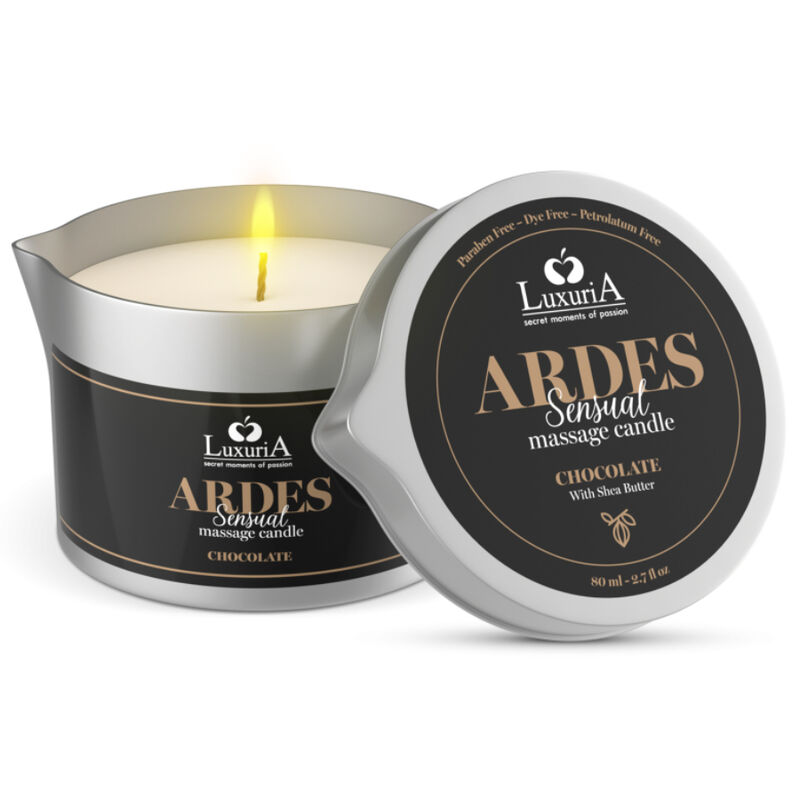 Vela de masaje INTIMATELINE Luxuria con aroma a chocolate