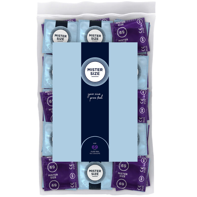 Preservativos MISTER SIZE XXXL, paquete ahorro, 69 mm, 100 unidades