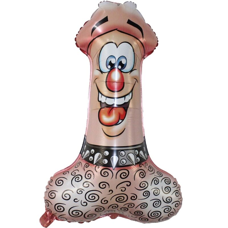 Globo de fiesta con forma de pene DIABLO PICANTE, diseño sado