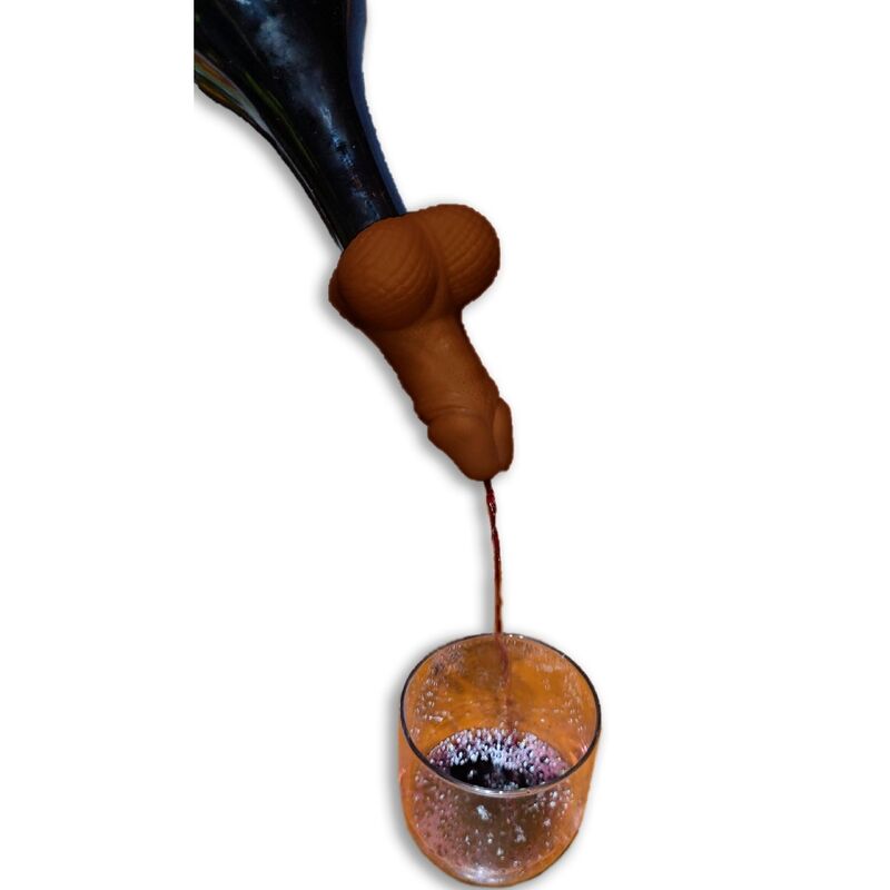 Jarra de vino Mulatto de Diablo Picante con forma de pene