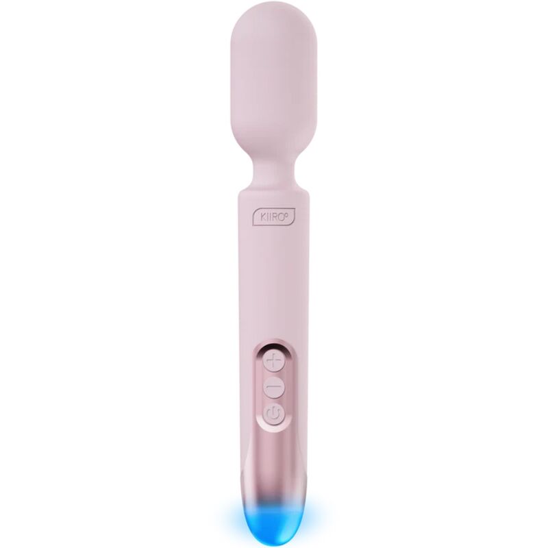 Vibrador tipo wand Kiiroo ProWand con control por app, rosa