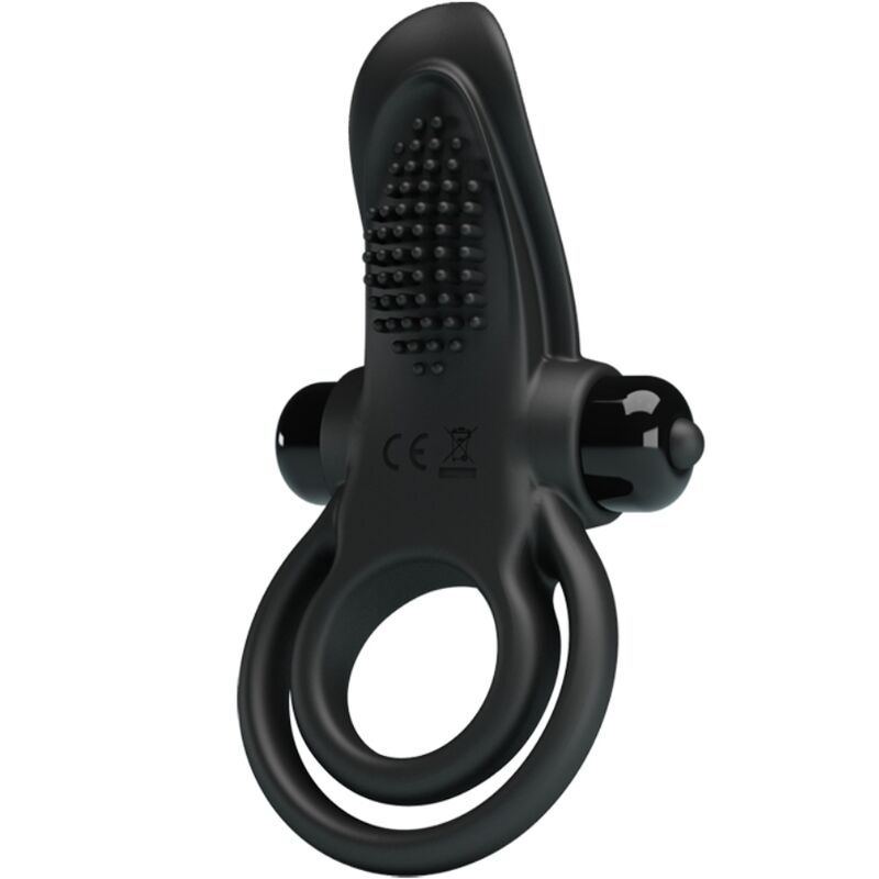 Anillo vibrador Pretty Love con estimulador de clítoris