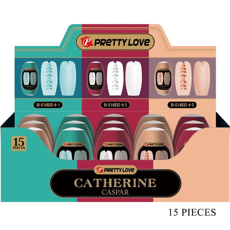 Masturbador Pretty Love Caspar con tres túneles