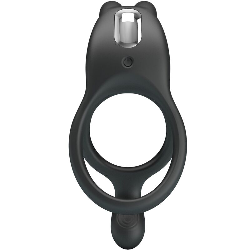 Anillo vibrador para el pene Pretty Love Seth con detalle de conejo